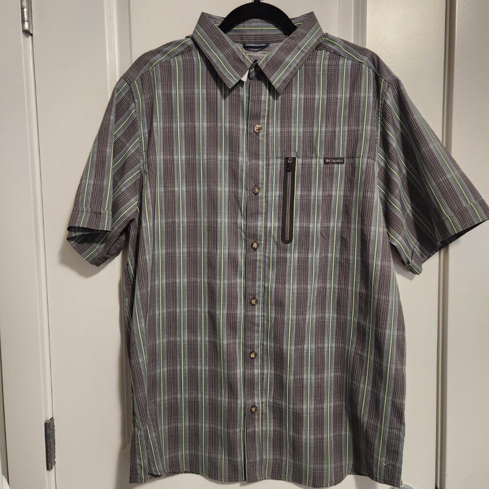 NWOT - Men's Columbia Omni-Shield Short-Sleeved Button Down Shirt- Size L